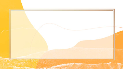 Obraz premium Orange pattern png frame design space