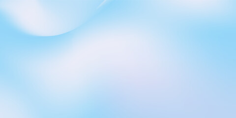 Smooth Blue-White Gradient Hint Of Blue-Pink Tints. Conceptual Gradient Background In Cold And Pastel Tones. From Blue Sky To Pink Hues.