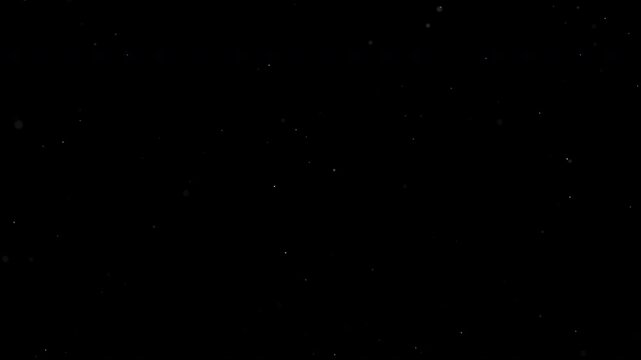 A solid black background with small white specks scattered throughout, resembling a starry night sky or a dark abstract texture.