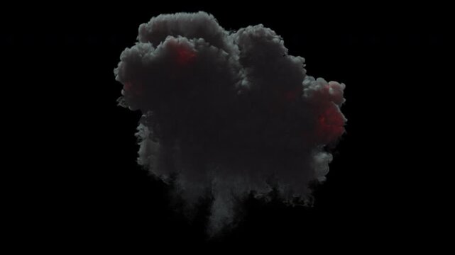 Fire explosion animation burning fire blast visual