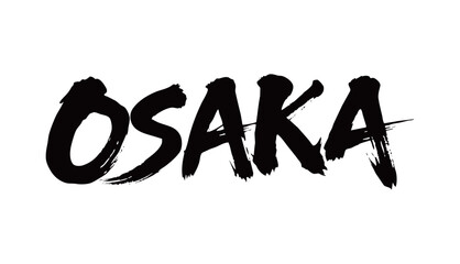Naklejka premium OSAKA Handwritten 