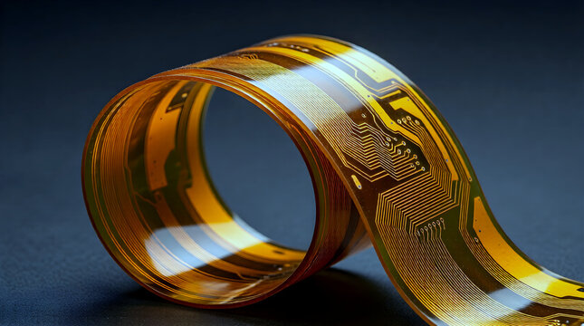 Transformer architecture flexible printed circuit elegant curve