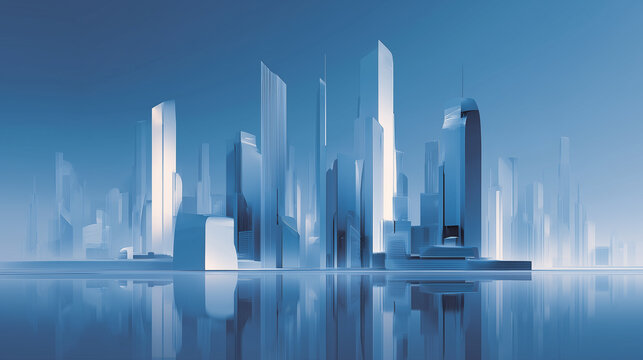 modern city skyline