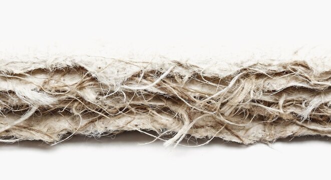 Deckled Edge of Handmade Recycled Cotton Paper