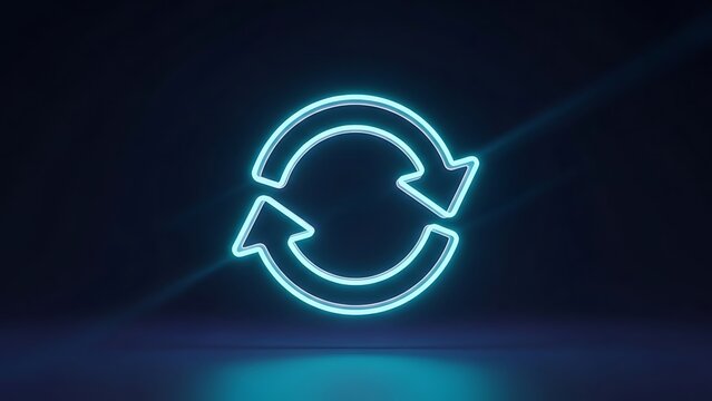 Circular Arrows Icon for Refresh or Sync