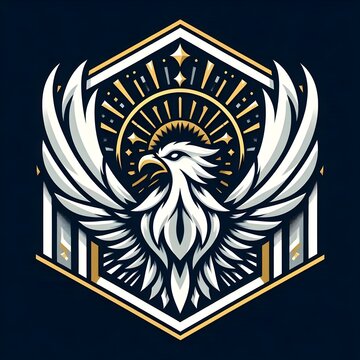 Ziz Sky Titan Esports Mascot Logo Vector