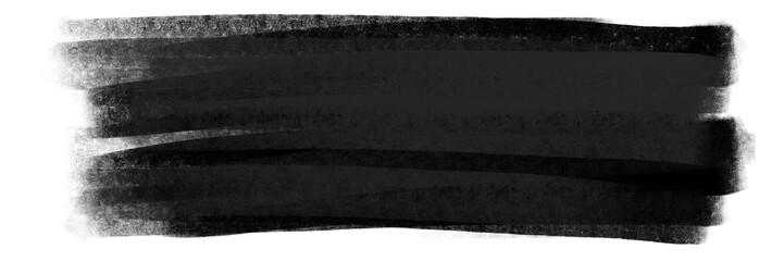 Thick Black Ink Swash with Artistic Hand Drawn Texture