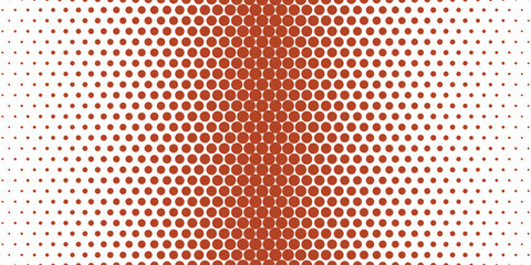 Obraz premium simple rust halftone dot pattern art for banner poster background.