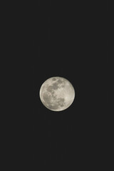 夜空に輝く2月の満月03 © スタジオ　スパロウ