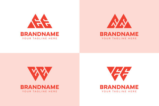 Letters MEE WEE EE, suitable for any business