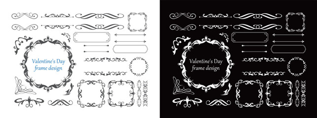 Valentine’s Day Antique Frame Set