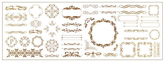 バレンタインデーのゴージャスなフレームデザイン