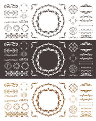 バレンタインデーのゴージャスなフレームデザイン