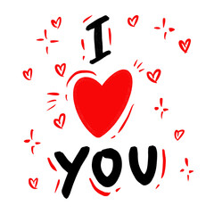 happy valentines day - i love you cartoon png ilustration