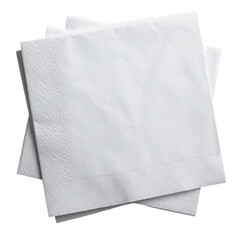 Fototapeta premium Paper Napkins isolated on white or transparent background
