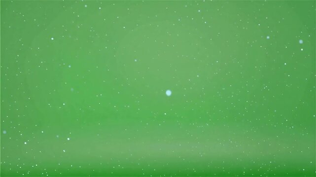 Glitter sparkle animated green screen, 4K Chroma key 3d animation. White shining dust light. Bokeh light lights effect background. Glowing stars sparkle. Green screen bokeh overlay effect animation