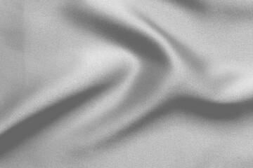 Fototapeta premium Transparent fabric texture overlay with soft flowing folds and delicate surface details transparent