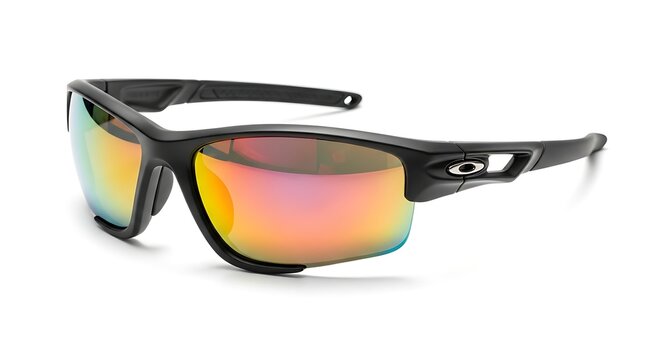 Oakley Sunglasses with Reflective Lenses.
