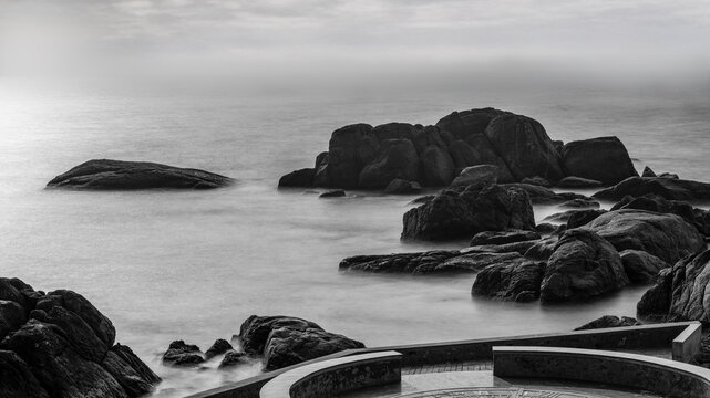 Muttom Beach Sundaial view