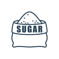 Sugar vector illustration icon
