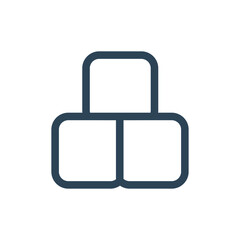 Sugar vector illustration icon