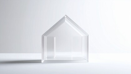 半透明素材で作る3Dプリント住宅模型イメージ