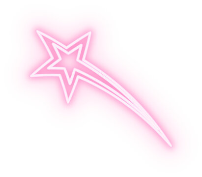 Y2K Element in Neon Style Illustration