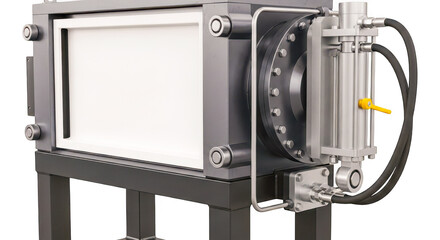 Modern Industrial Machine Equipment For Manufacturing Technology Concept