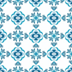 seamless floral pattern, pattern, seamless, geometric, backgrounds, textile, symbol, backdrop, decoration, wallpaper, ornament, vintage, tile, illustration, design, element, blue