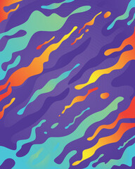abstract background with colored neon spots and splashes, vector illustration
