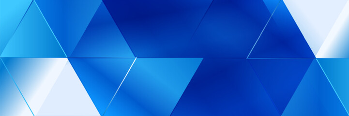 Abstract pattern blue shape gradient design background.