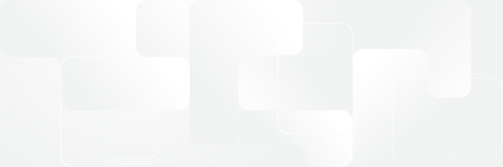 Abstract pattern white geometric banner design background.