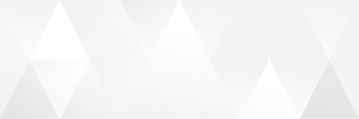 Abstract pattern white geometric banner design background.