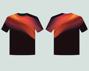 jersey kit template for sportswear. Vector illustration red abstract 
