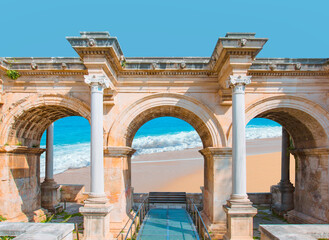  Old city of Antalya with Cleopatra beach in Alanya - Antalya, Turkey