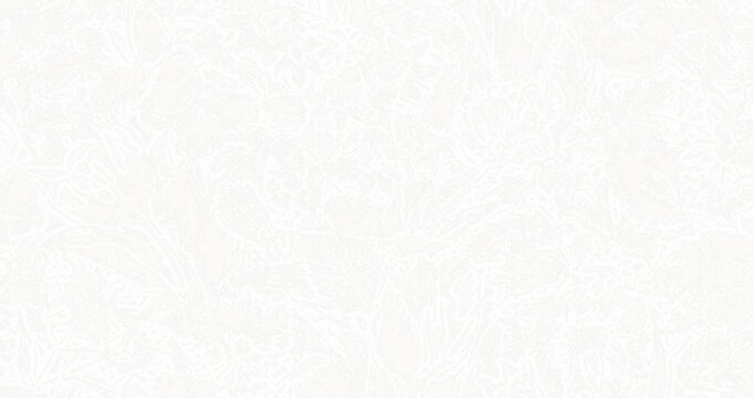 An elegant and delicate hand-drawn floral line art pattern showcasing intricate blooms and vines on a light background.