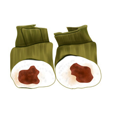 traditional food lemper Illustration 