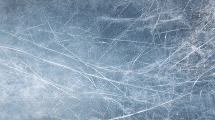Obraz premium Close up of scratched ice surface texture background