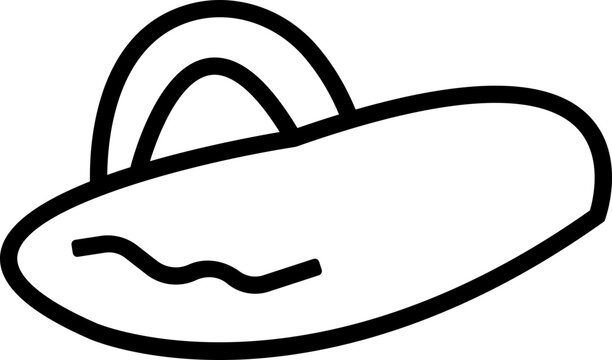 Hammock cot icon, outdoor camping sleep bed symbol, hanging camp bed for hiking, backpacking, survival gear, travel, adventure, minimal vector, seating arrangements furniture relaxation deigns.