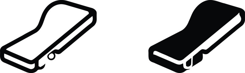 Fototapeta premium Car seat belt icons