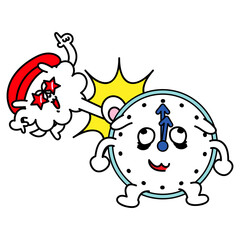 時間を蹴り飛ばすお寿司のキャラクター 締め切り打破のイメージ