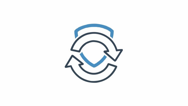Circular Arrows Refresh Reload Symbol Icon.