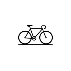 Obraz premium bicycle icon vector illustration