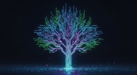 tree in the night