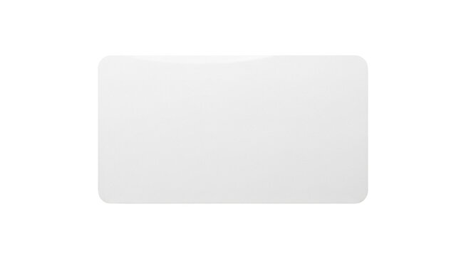 Blank rounded rectangle PNG isolated on transparent background, simple shape for graphic design and creative projects