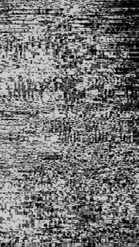 Black white static glitch Noise texture overlay pattern in retro style, 90s Y2K aesthetic, pixelated distortion, grunge noise effect. Background, texture, digital art, web, banner, site.