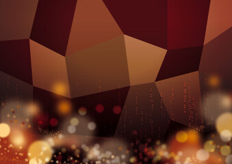 Retro colored geometric pattern sparkling background material