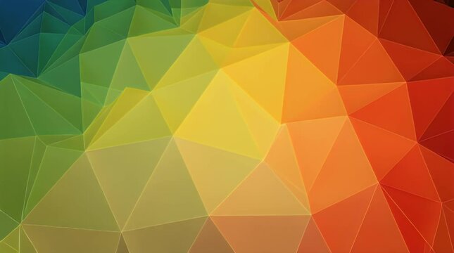 Vibrant polygonal mosaic background with gradient colors