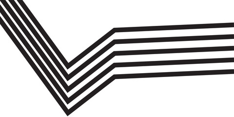 Abstract perspective line wave stripes with 3d dimensional effect.