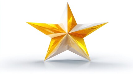 Fototapeta premium Golden star graphic